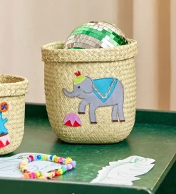 Rice Kurve|Opbevaring|Opbevaringskurv - Raffia/Søgræs - Circus - 20x20 cm - Natur