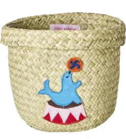 Rice Kurve|Opbevaring>Opbevaringskurv - Raffia/Søgræs - Circus - 15x15 cm - Natur