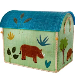 Rice Kurve|Opbevaringskurve - Raffia - 3 stk. - 52/45/37 cm - Jungle