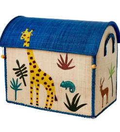 Rice Kurve|Opbevaringskurve - Raffia - 3 stk. - 52/45/37 cm - Jungle