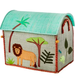 Rice Kurve|Opbevaringskurve - Raffia - 3 stk. - 52/45/37 cm - Jungle