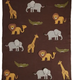 Rice Tæpper|Tæppe - Animals - Brun