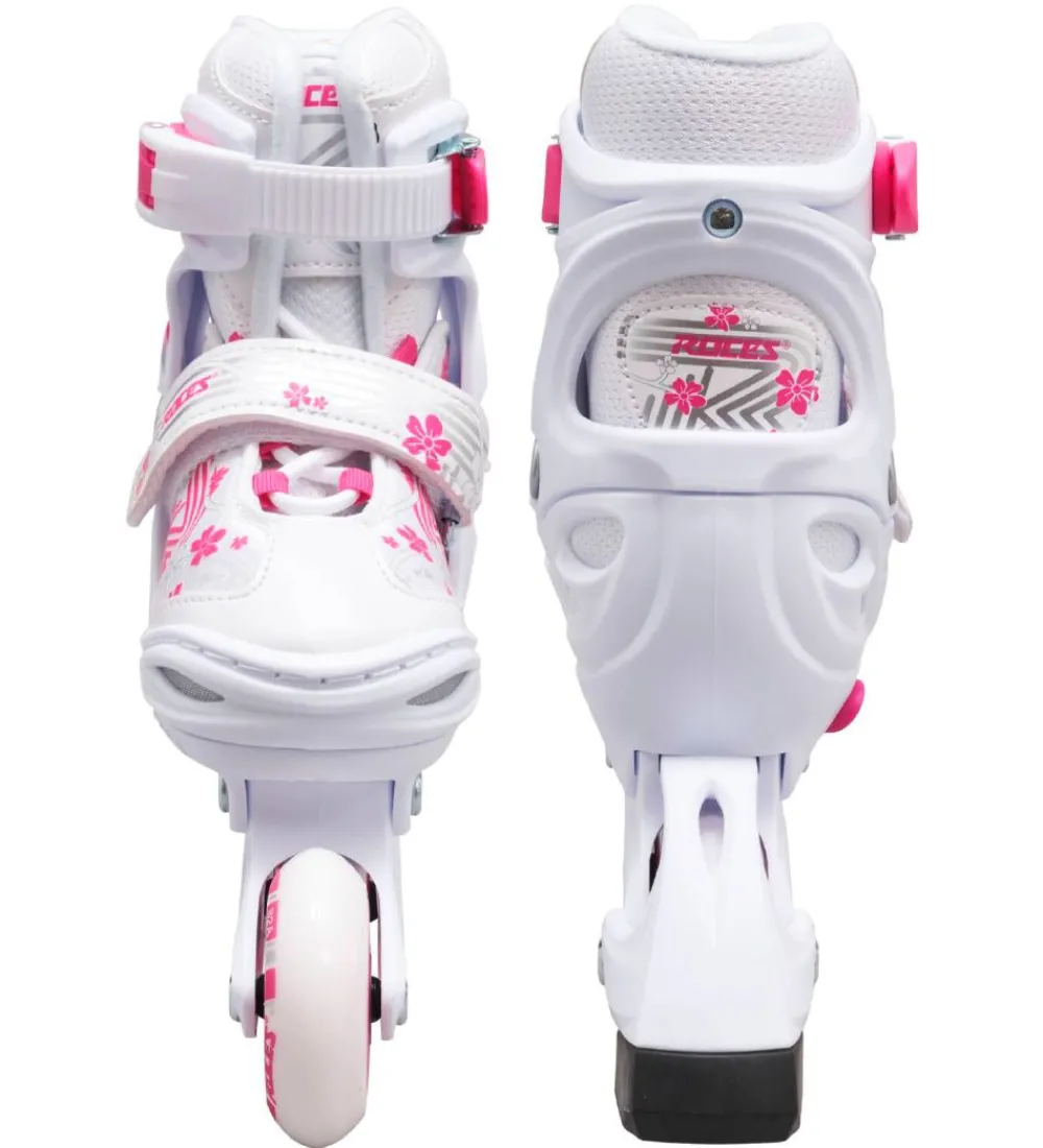 Roces Rulleskøjter|Rulleskøjter>Rulleskøjter - Jokey 3.0 Girl - Hvid/Pink - Inliner