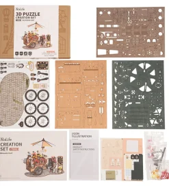 Rolife Puslespil></noscript>Miniature-diorama - DIY - Blossom Cart TGS03 - 187 Dele