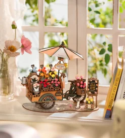 Rolife Puslespil></noscript>Miniature-diorama - DIY - Blossom Cart TGS03 - 187 Dele