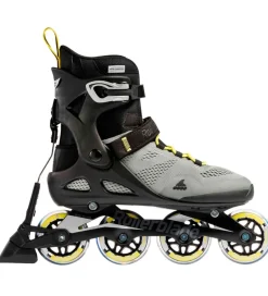 Rollerblade Rulleskøjter|Rulleskøjter|Rulleskøjter - Macroblade - 80 ABT - Silver/Neon Yel