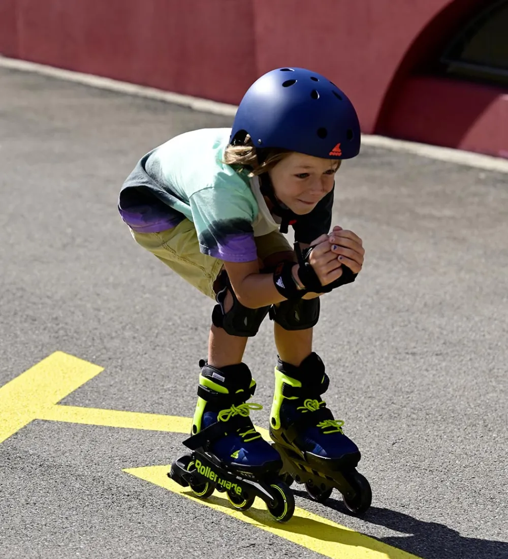 Rollerblade Rulleskøjter|Rulleskøjter|Rulleskøjter - Microblade 3WD - Blue/Lime - In