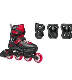 Rollerblade Rulleskøjter|Rulleskøjter>Rulleskøjtesæt - Fury Combo - Sort/Rød - Inliner