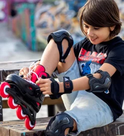 Rollerblade Rulleskøjter|Rulleskøjter>Rulleskøjtesæt - Fury Combo - Sort/Rød - Inliner