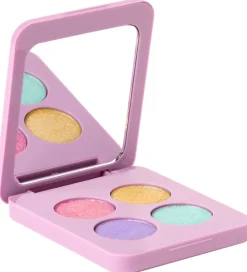 Rosajou Sminke>Øjenskygger - Vegan - Rosa/Gul/Lilla/Grøn