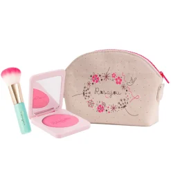 Rosajou Sminke>Sminkesæt - Blush mm. - 4 Dele - Rosa