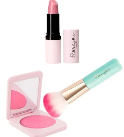 Rosajou Sminke|Neglelak|Sminkesæt - Blush/Læbestift/Neglelak m.m. - 9 Dele