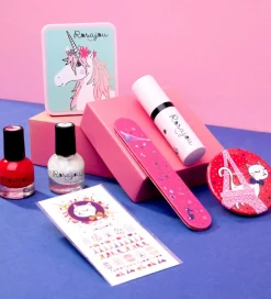 Rosajou Neglelak|Sminkesæt - Blush/Læbestift/Neglelak m.m. - 7 Dele