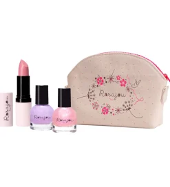 Rosajou Sminke|Neglelak|Sminkesæt - Læbestift/Neglelak m.m. - 5 Dele