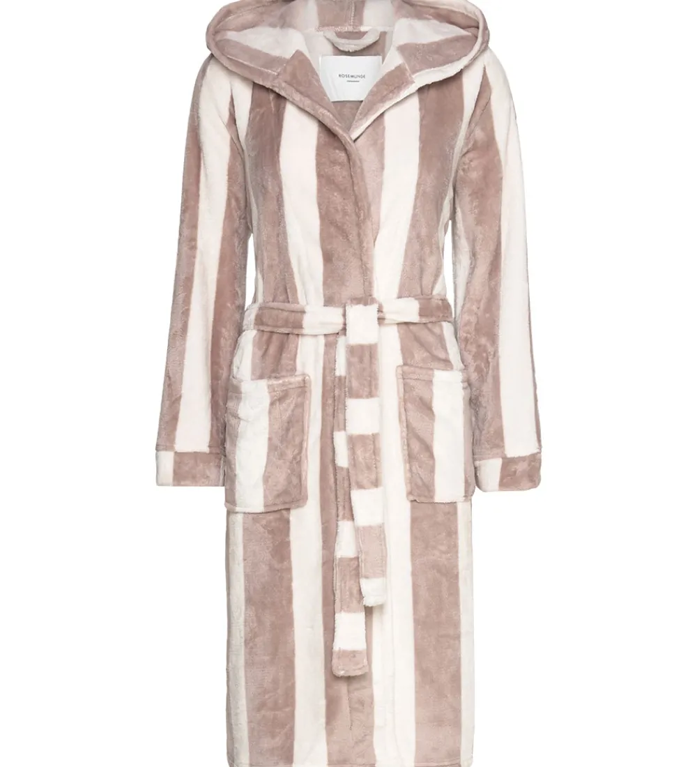 Børn Rosemunde Badekåber|Badekåbe - Fleece - Powder Stripe Print