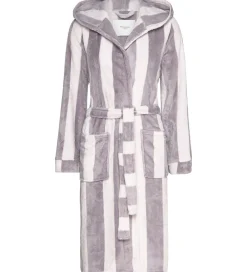 Børn Rosemunde Badekåber>Badekåbe - Fleece - Lilac Stripe