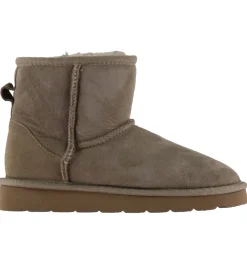 Rosemunde Bamsestøvler|Bamsestøvler - Lammeskind - Elk Brown