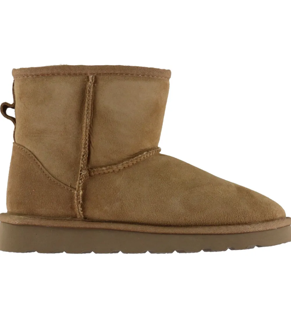 Rosemunde Bamsestøvler>Bamsestøvler - Lammeskind - Almond