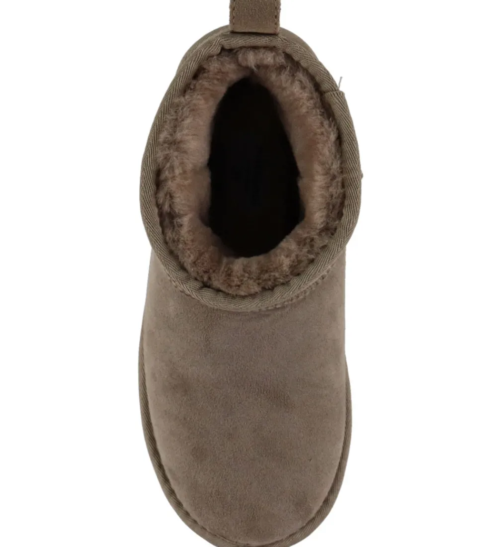 Rosemunde Bamsestøvler|Bamsestøvler - Lammeskind - Elk Brown