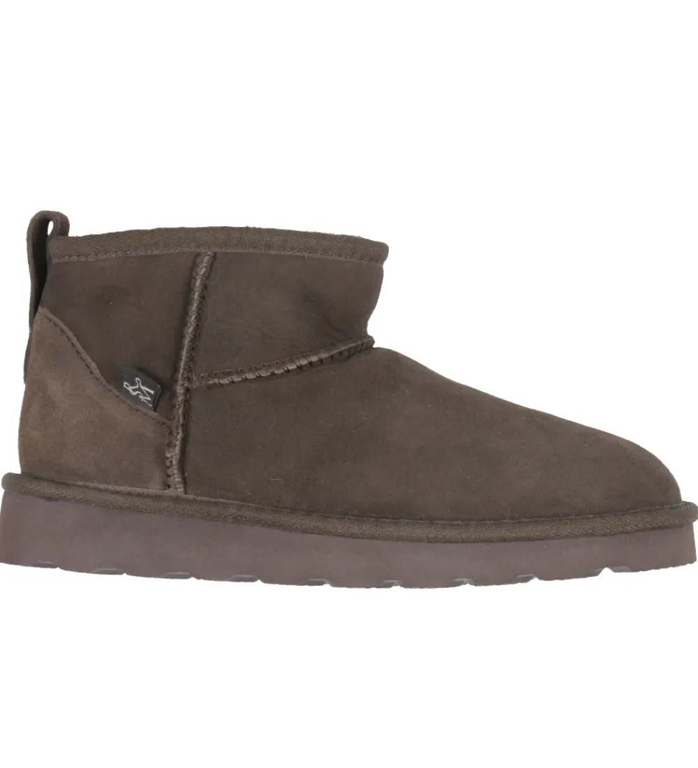 Rosemunde Bamsestøvler>Bamsestøvler - Ruskind - Coffee Brown