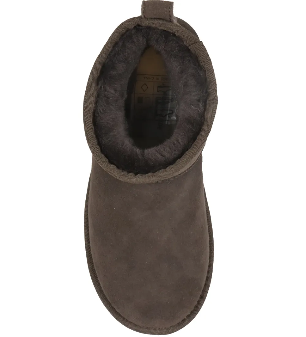 Rosemunde Bamsestøvler>Bamsestøvler - Ruskind - Coffee Brown