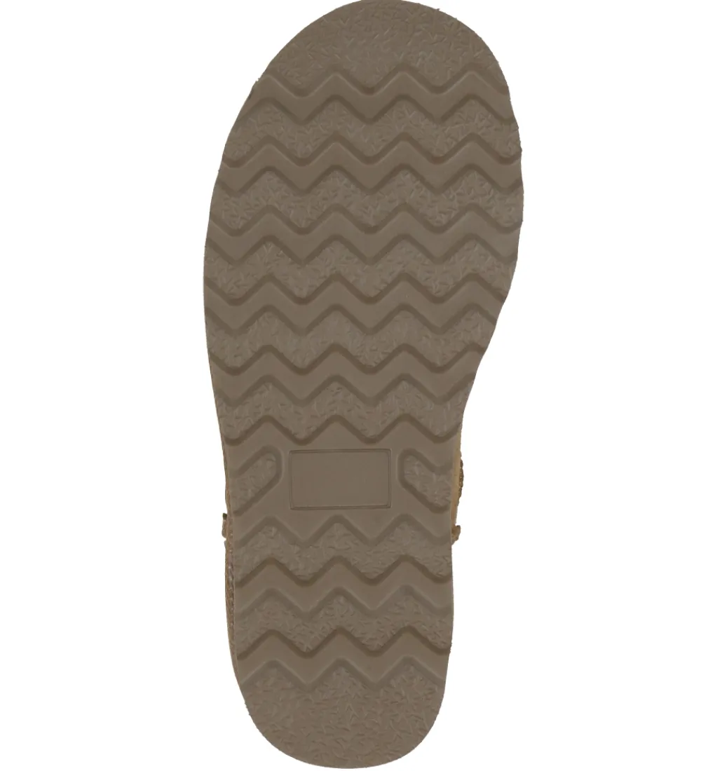 Rosemunde Bamsestøvler|Bamsestøvler - Ruskind - Almond