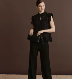 Rosemunde Skuldertasker|Clutch - Remi - Black Silver