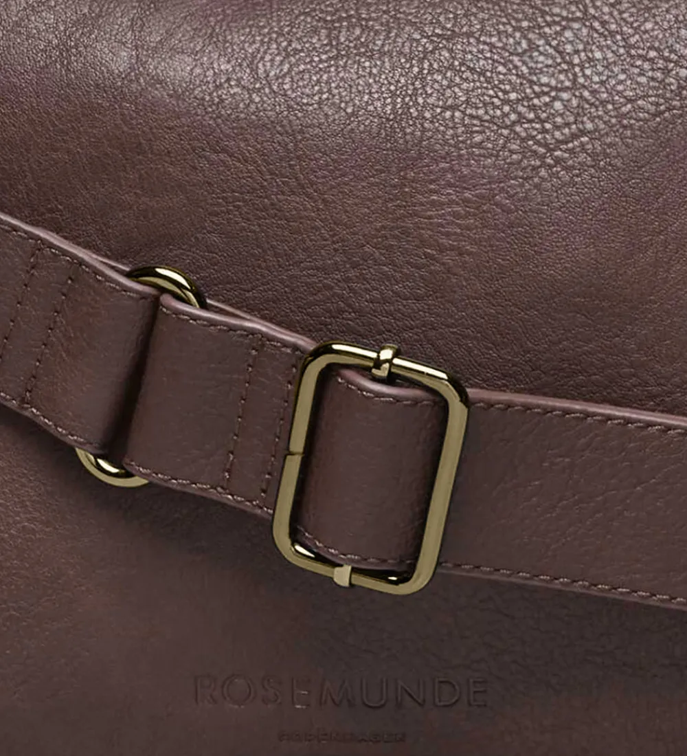 Rosemunde Skuldertasker|Skuldertaske - Andora - Dark Brown Gold