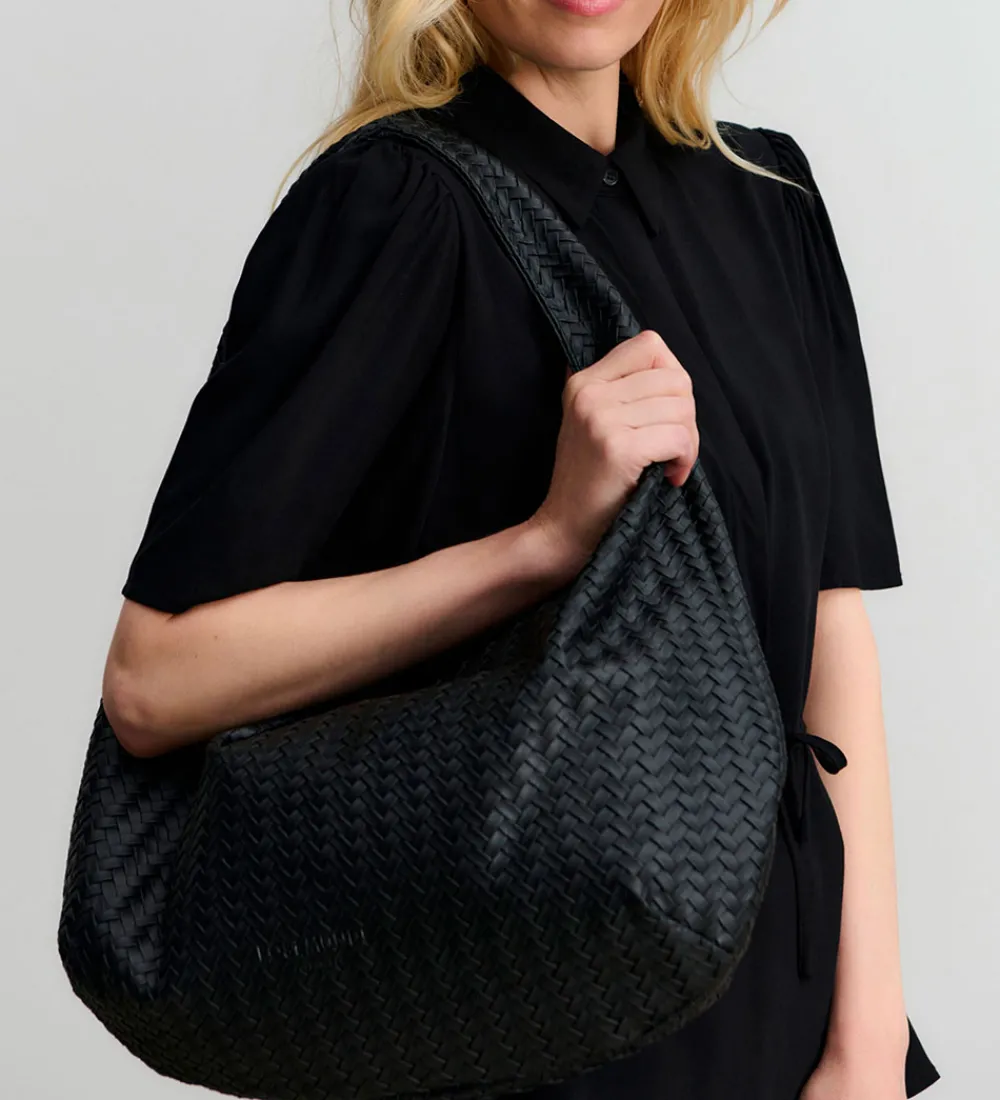 Rosemunde Skuldertasker>Skuldertaske - Remi - Black Silver