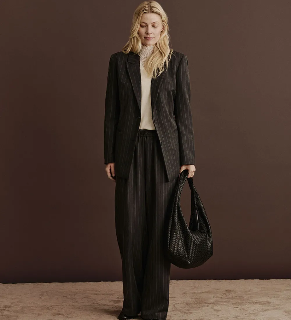 Rosemunde Skuldertasker>Skuldertaske - Remi - Black Silver