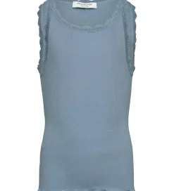 Børn Rosemunde Toppe>Top - RkBalta - Rib - Infinity m. Blonder