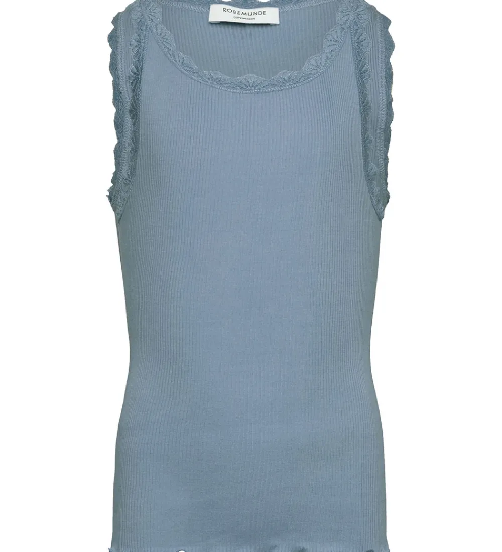 Børn Rosemunde Toppe>Top - RkBalta - Rib - Infinity m. Blonder