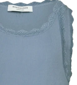Børn Rosemunde Toppe>Top - RkBalta - Rib - Infinity m. Blonder