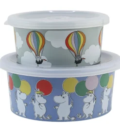 Rätt Start Madkasser|Snackbokse - 2-pak - Mumi - 450/250 ml - Festligheder