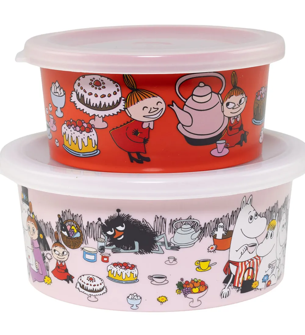 Rätt Start Madkasser|Snackbokse - 2-pak - Mumi - 450/250 ml - Lille My