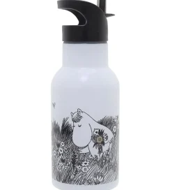 Rätt Start Termoflasker|Drikkedunke|Termoflaske - Mumi - Rustfrit Stål - 340 ml - Graphit