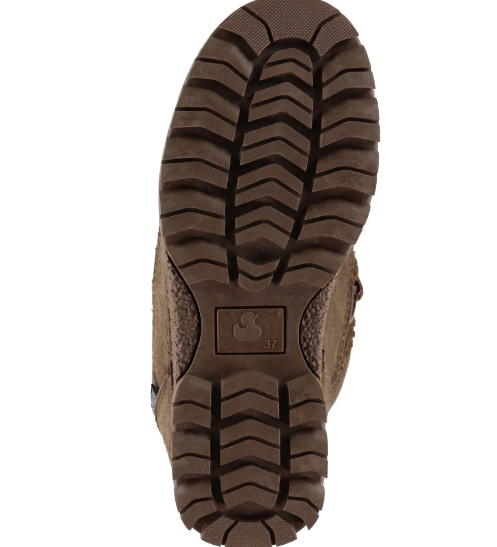 Rubber Duck Bamsestøvler|Bamsestøvler - Teddy - Chocolate