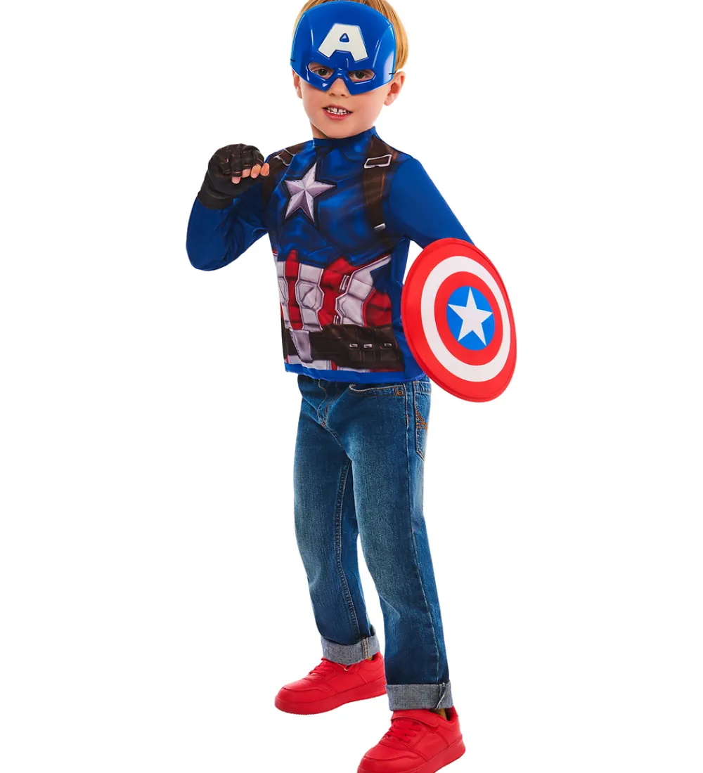 Rubies Halloween|Udklædning - Marvel Captain America