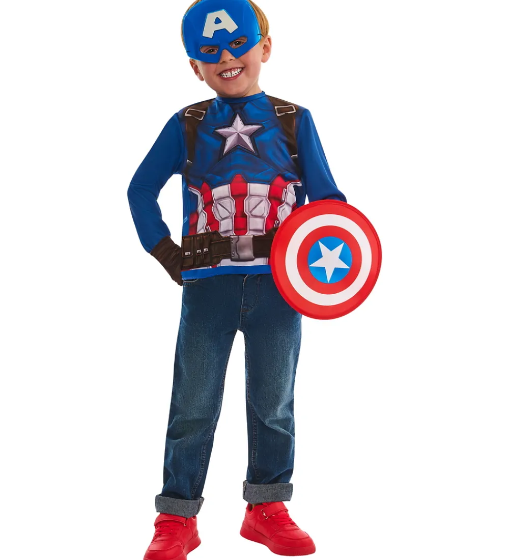 Rubies Halloween|Udklædning - Marvel Captain America