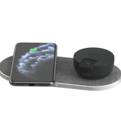 SACKit Adaptere Og Opladere|Oplader - CHARGEit Dual Dock - Wireless - Grå
