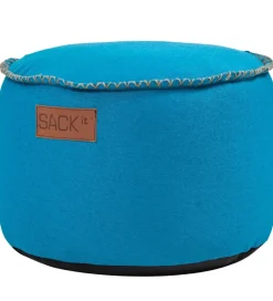 SACKit Puffer|Puf - Canvas - 50x35 cm - Turkis