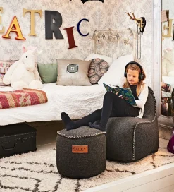 SACKit Puffer|Puf - Cobana - Junior - 35x35 cm - Grå