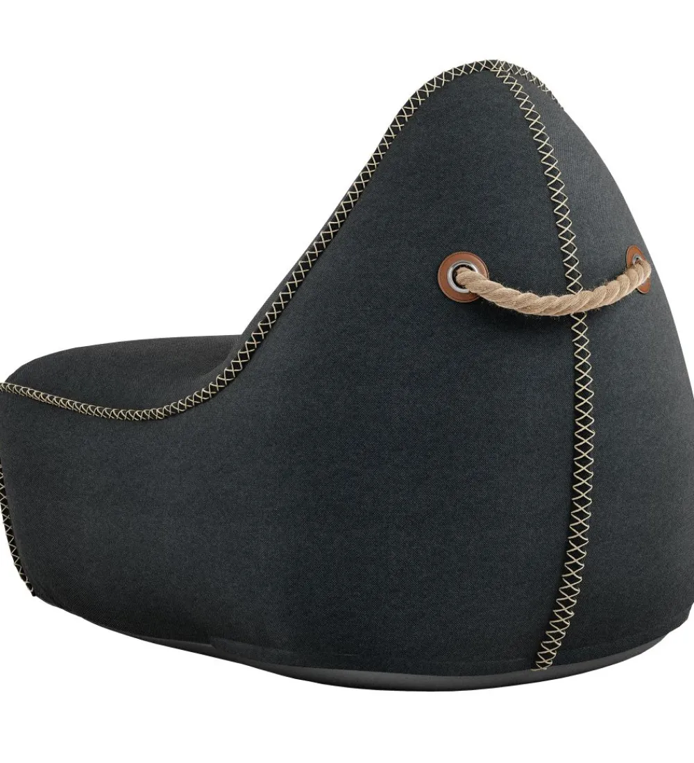 SACKit Sækkestole|Stole>Sækkestol - Canvas Lounge Chair - 96x80x70 cm - Sort