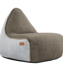 SACKit Sækkestole|Stole>Sækkestol - Cobana Lounge Chair - 96x80x70 cm - Brun/Hvid
