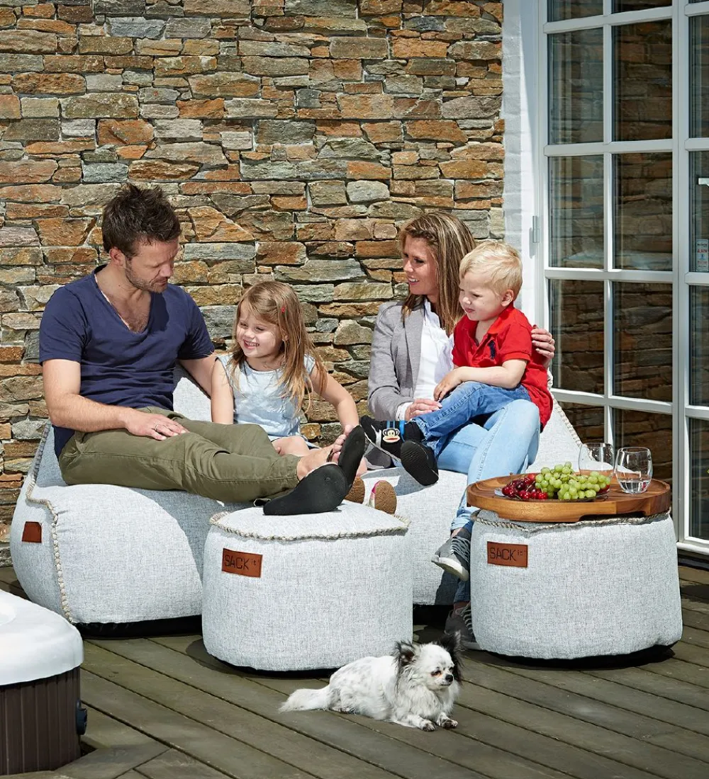 SACKit Sækkestole|Stole|Sækkestol - Cobana Lounge Chair - 96x80x70 cm - Sand Mela