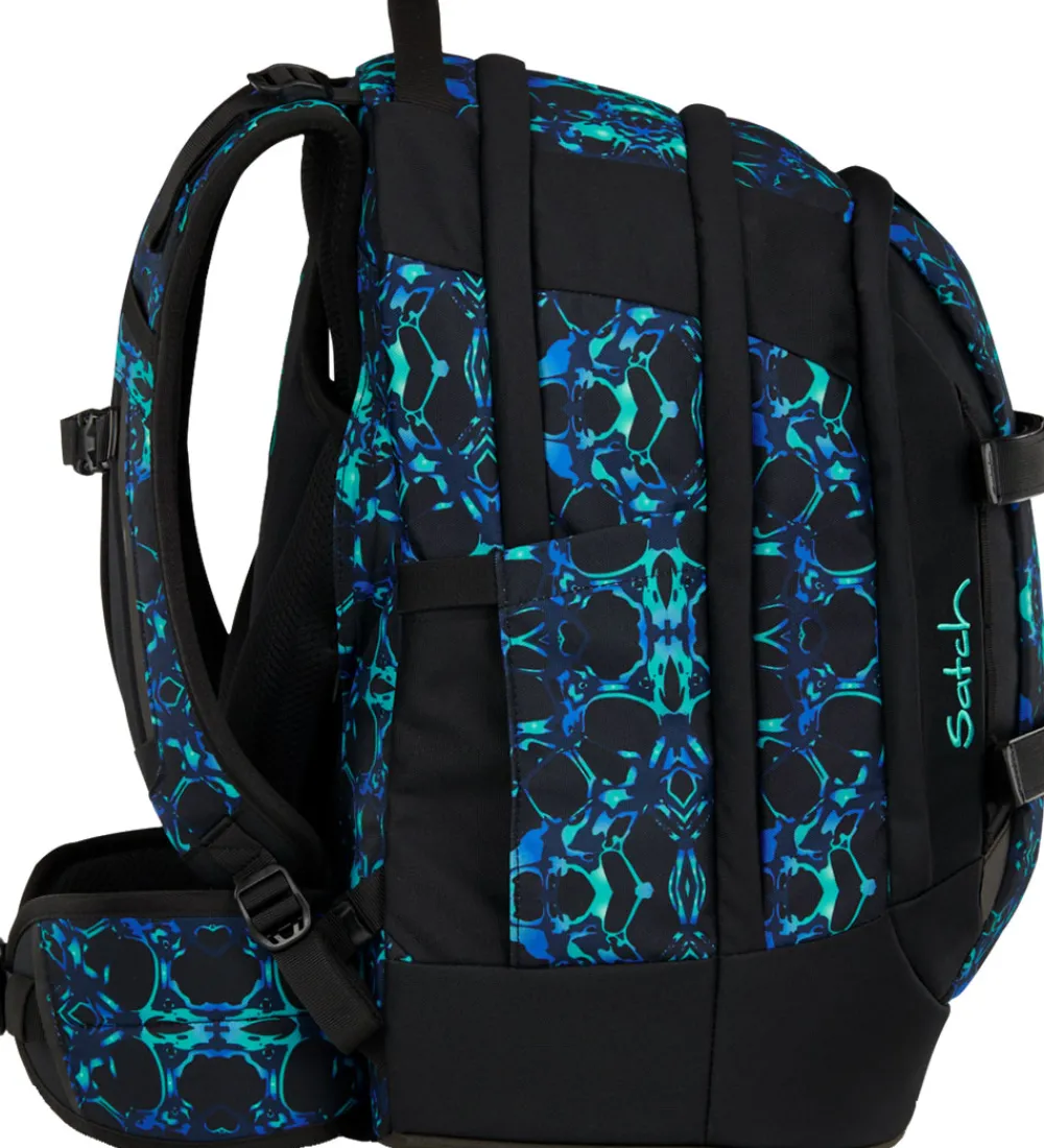 Satch Skoletasker>Skoletaske - Pack - Caleido Blue