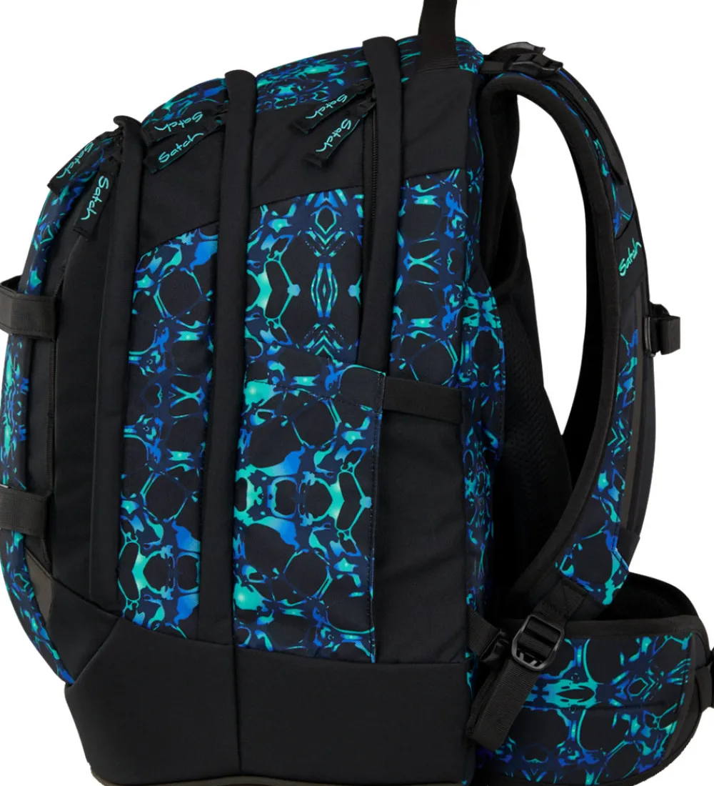 Satch Skoletasker>Skoletaske - Pack - Caleido Blue