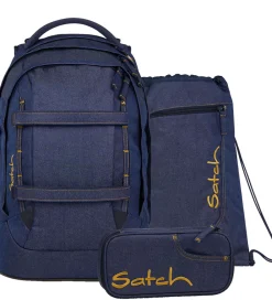 Satch Skoletasker|Skoletaskesæt - Pack - Denim Blue