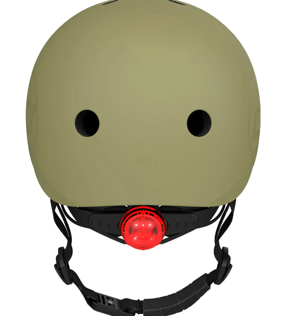 Børn Scoot and Ride Børnesikkerhed|Cykelhjelme|Cykelhjelm - Olive