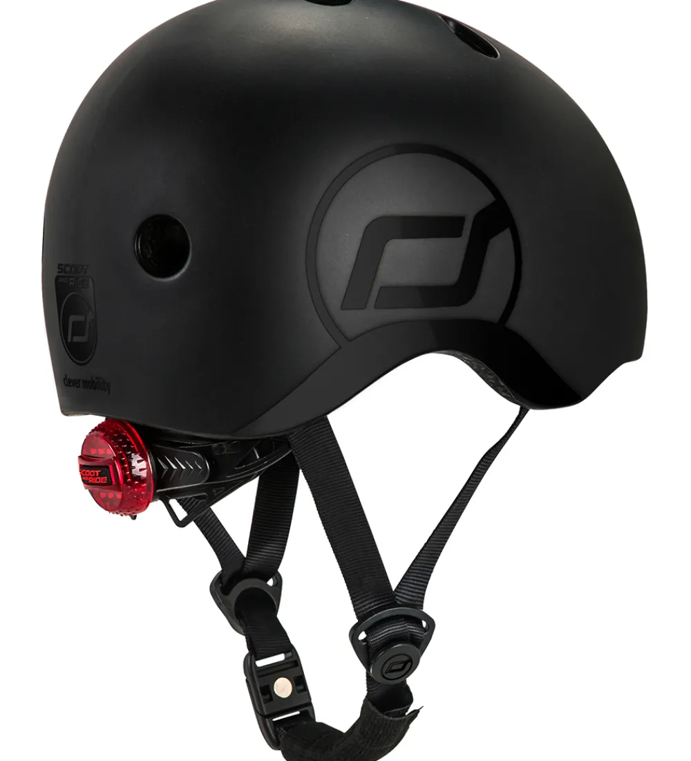 Børn Scoot and Ride Børnesikkerhed|Cykelhjelme>Cykelhjelm - Sort